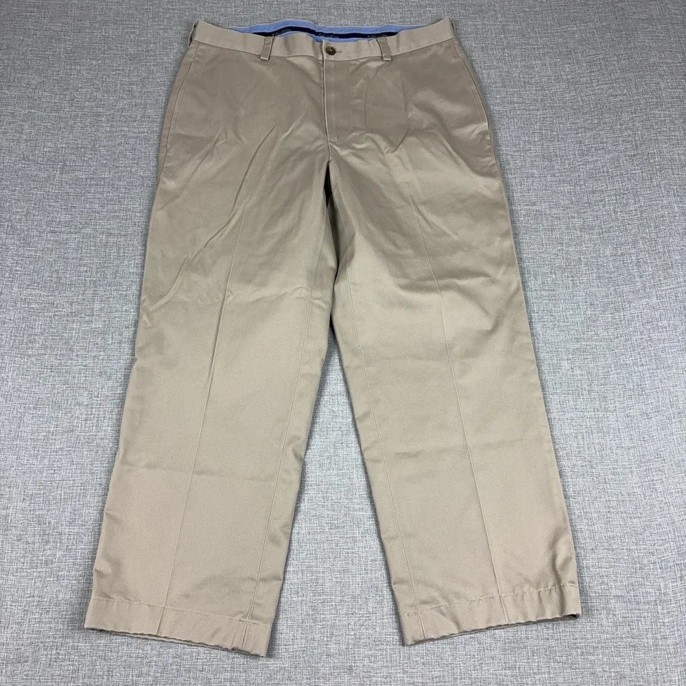 Brooks Brothers Pants Mens 33x30 Beige Lightweight Advantage Chino Clark